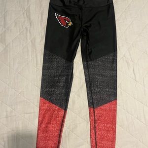 Arizona Cardinals Black Grey and Red Leggings